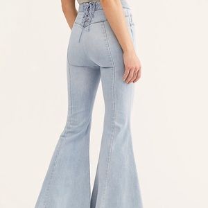 CRVY Free People flare jeans